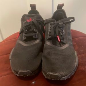 Adidas tennis shoes 9.5 red & black